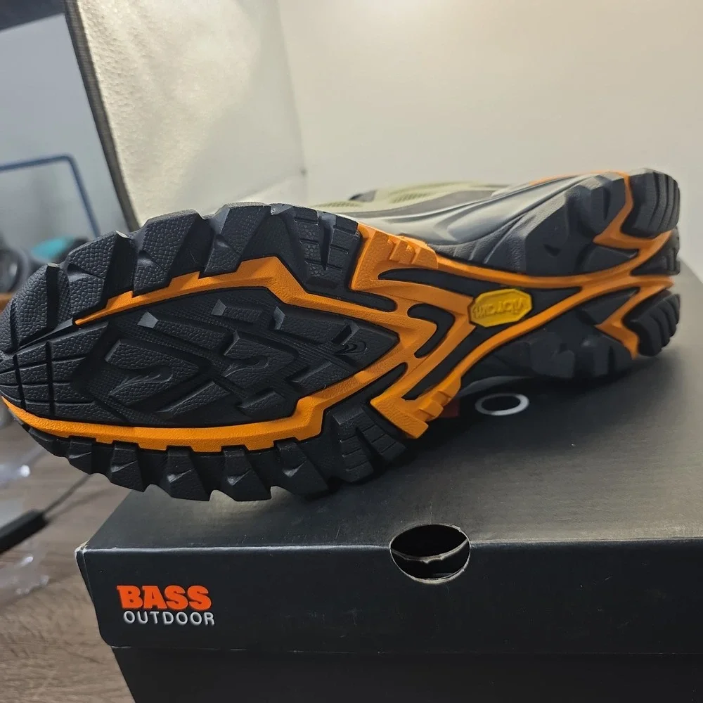 Bass Outdoor Vibram Peak Seamless Hiker Mid Green Boots Mens 7 BA22TV01 NEW